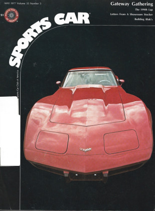 SPORTS CAR 1977 MAY - BOB CUTTER - MOTOR SPORTS AND THE MEDIA